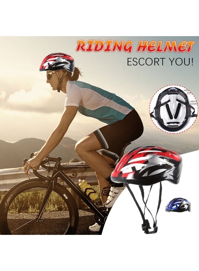 خوذة دراجة هوائية احترافية للرجال والنساء، خفيفة الوزن مع فتحات تهوية متعددة وحزام قابل للتعديل، حماية عالية للرأس لركوب الدراجات الجبلية ودراجات الطرق - متعدد الألوان - Image 2